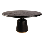 Eettafel Arca Zwart 150 cm-Eettafels-PTMD
