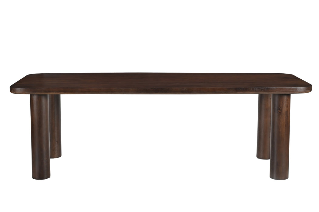 Eettafel Badou Mangohout Bruin 240x100 cm-Eettafels-Livingfurn