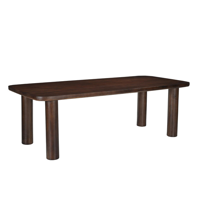 Eettafel Badou Mangohout Bruin 240x100 cm-Eettafels-Livingfurn