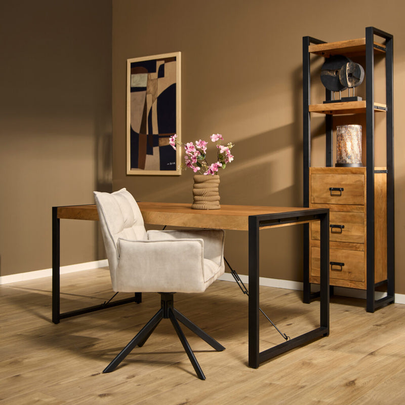 Eettafel Boaz 160 cm 160x80x76 cm-Eettafels-Starfurn