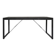 Eettafel Boaz Zwart 180 cm 180x90x76 cm-Eettafels-Starfurn