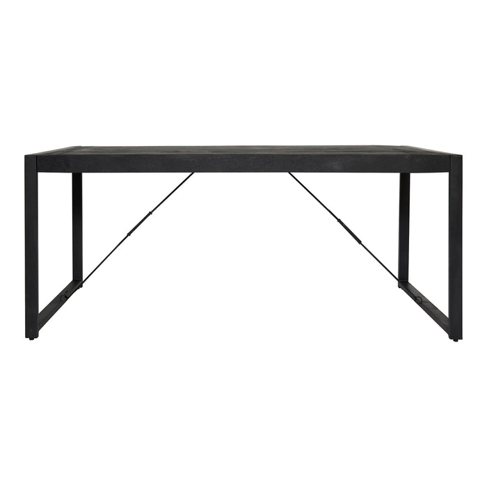 Eettafel Boaz Zwart - 220 cm-Eettafels-Starfurn