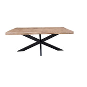 Eettafel Boomstamtafel Boston 220 cm 220x100x76 cm-Eettafels-Starfurn