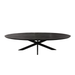Eettafel Brandy Black | 300 cm | Ovaal-Eettafels-Starfurn