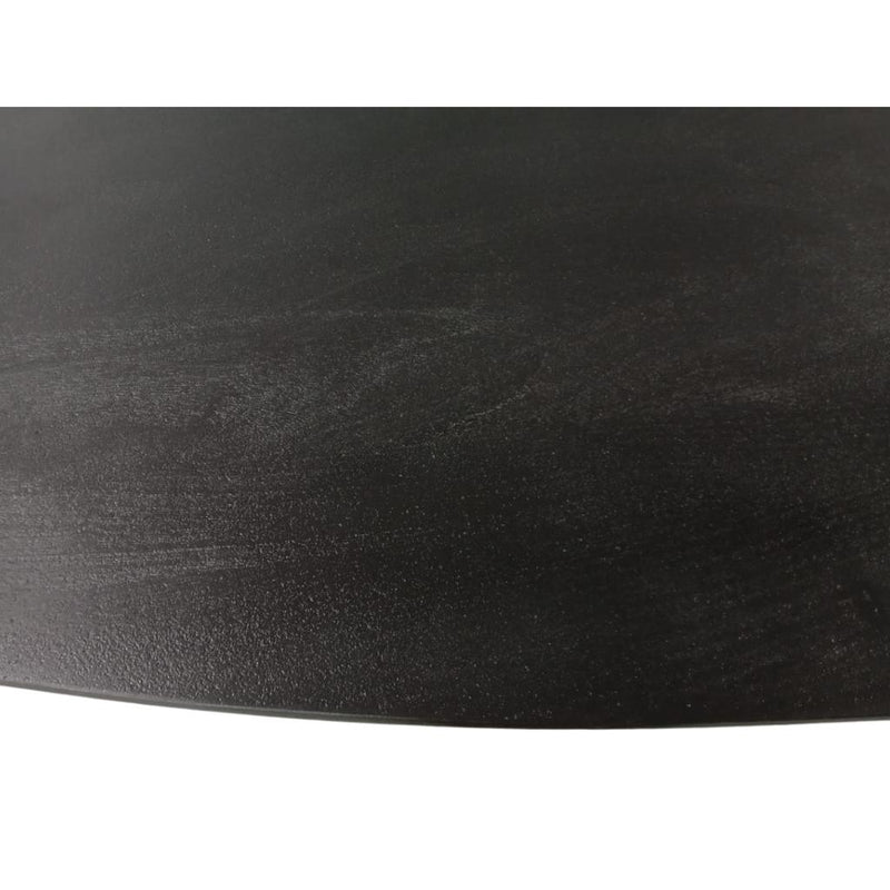 Eettafel Brandy Zwart 160 cm Ovaal 160x90x76 cm-Eettafels-Starfurn