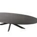Eettafel Brandy Zwart - 160 cm - Ovaal-Eettafels-Starfurn