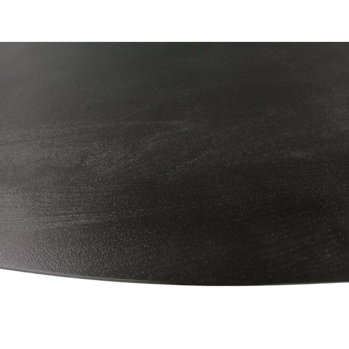 Eettafel Brandy Zwart - 160 cm - Ovaal-Eettafels-Starfurn