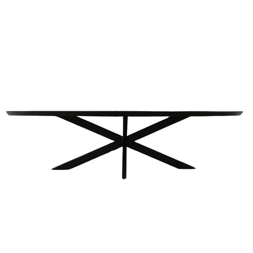 Eettafel Brandy Zwart - 180 cm - Ovaal-Eettafels-Starfurn