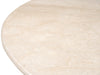 Eettafel Brix Bottecino Rond Mangohout Crème wit 130 cm-Eettafels-Livingfurn
