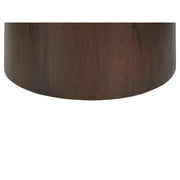 Eettafel Brix Bottecino Rond Mangohout Crème wit 130 cm-Eettafels-Livingfurn