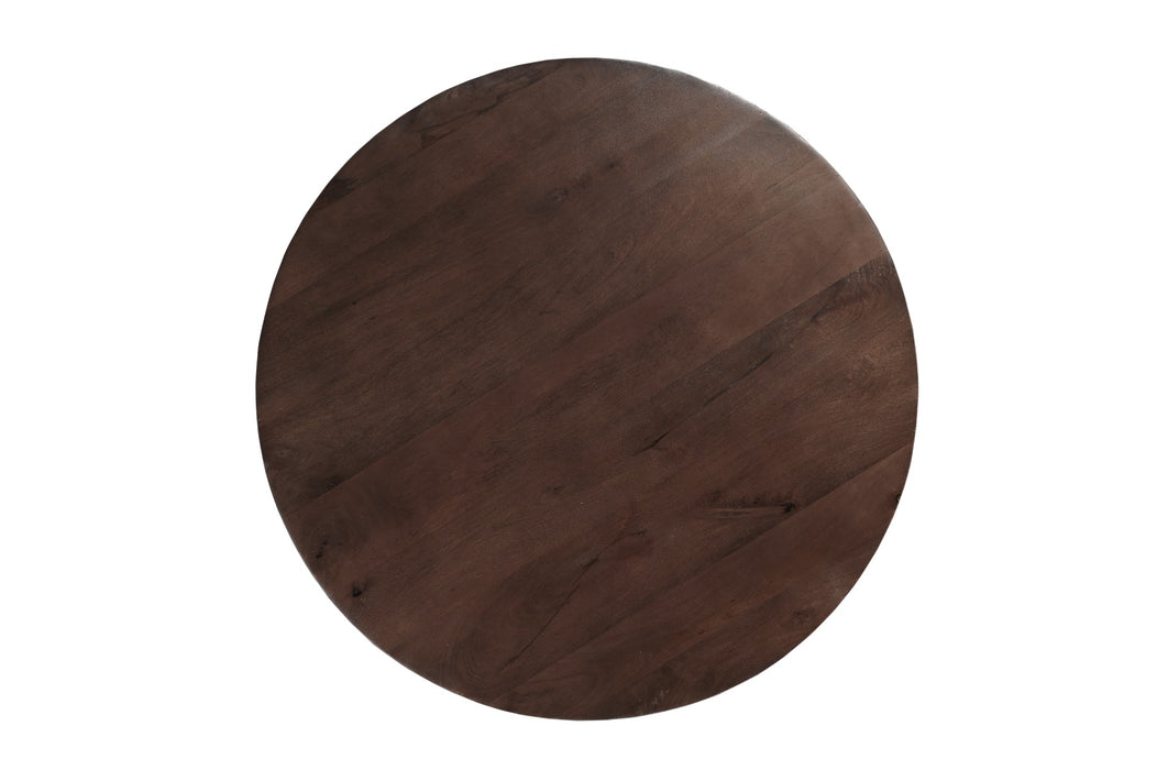 Eettafel Brix Clubs Mangohout Bruin 130 cm-Eettafels-Livingfurn