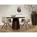 Eettafel Brix Clubs Mangohout Bruin 130 cm-Eettafels-Livingfurn