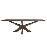 Eettafel Brix Eettafel Mangohout Bruin 250x105 cm-Eettafels-Livingfurn