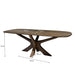 Eettafel Brix Eettafel Mangohout Bruin 250x105 cm-Eettafels-Livingfurn