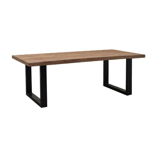 Eettafel Brix Eettafel Mangohout Naturel hout 160x90 cm 12494-Eettafels-Livingfurn