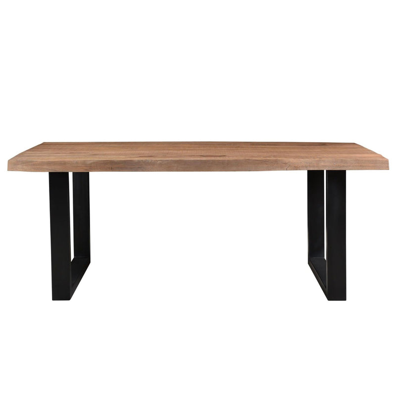 Eettafel Brix Eettafel Mangohout Naturel hout 200x100 cm 11995-Eettafels-Livingfurn