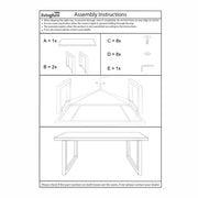 Eettafel Brix Eettafel Mangohout Naturel hout 200x100 cm 11995-Eettafels-Livingfurn