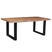 Eettafel Brix Eettafel Mangohout Naturel hout 200x100 cm 11995-Eettafels-Livingfurn