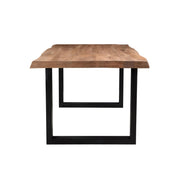 Eettafel Brix Eettafel Mangohout Naturel hout 220x100 cm 11560-Eettafels-Livingfurn