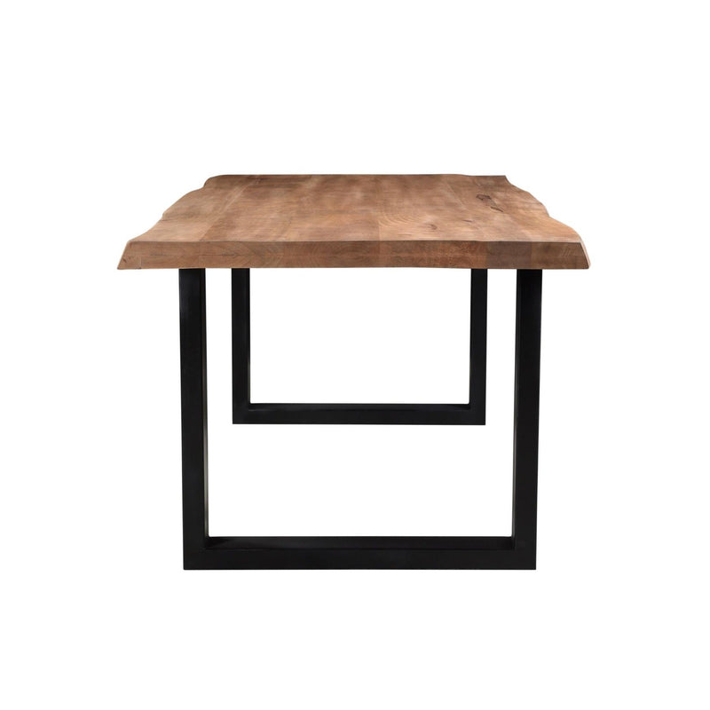 Eettafel Brix Eettafel Mangohout Naturel hout 220x100 cm 11560-Eettafels-Livingfurn