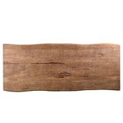 Eettafel Brix Eettafel Mangohout Naturel hout 220x100 cm 11978-Eettafels-Livingfurn