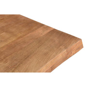 Eettafel Brix Eettafel Mangohout Naturel hout 220x100 cm 11978-Eettafels-Livingfurn
