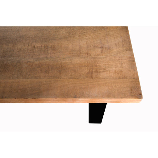 Eettafel Brix Eettafel Mangohout Naturel hout 220x100 cm 13936-Eettafels-Livingfurn