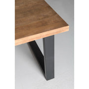 Eettafel Brix Eettafel Mangohout Naturel hout 220x100 cm 13936-Eettafels-Livingfurn