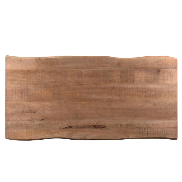 Eettafel Brix Eettafel Mangohout Naturel hout 240x100 cm 11996-Eettafels-Livingfurn