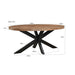 Eettafel Brix Eettafel Mangohout Naturel hout 240x110 cm-Eettafels-Livingfurn