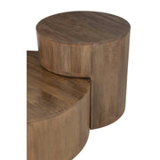 Eettafel Bruin Mangohout hout 75 cm 75x75x30 cm-Bijzettafels-J-Line