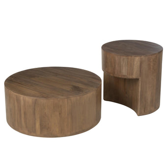 Eettafel Bruin Mangohout hout 75 cm-Eettafels-J-Line
