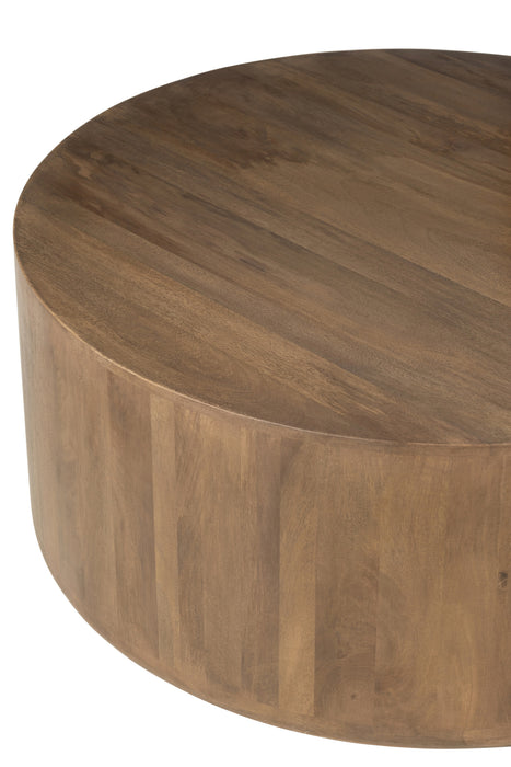 Eettafel Bruin Mangohout hout 75 cm-Eettafels-J-Line