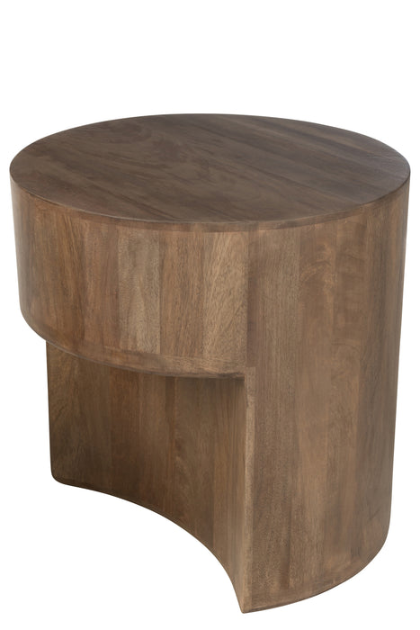 Eettafel Bruin Mangohout hout 75 cm-Eettafels-J-Line