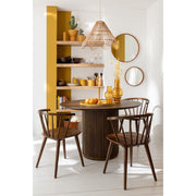 Eettafel Bruin Metaal L 120 cm 120x120x76 cm-Eettafels-J-Line