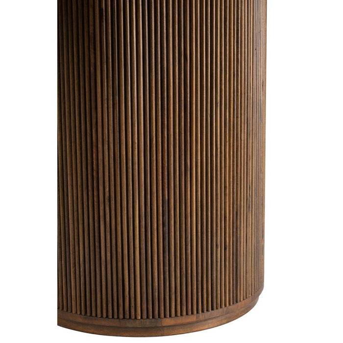 Eettafel Bruin Metaal L 120 cm-Eettafels-J-Line