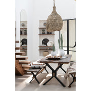 Eettafel Bruin Recycled hout 89x180 cm-Eettafels-J-Line