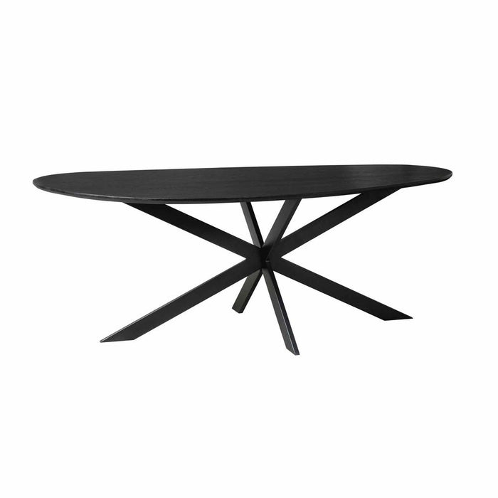 Eettafel Cloud - 210 cm - Eiken - Zwart-Eettafels-Starfurn