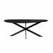 Eettafel Cloud - 210 cm - Eiken - Zwart-Eettafels-Starfurn
