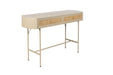 Eettafel Consoletafel Amaya 2dr MDF Beige 40x120 cm-Eettafels-Creating Home