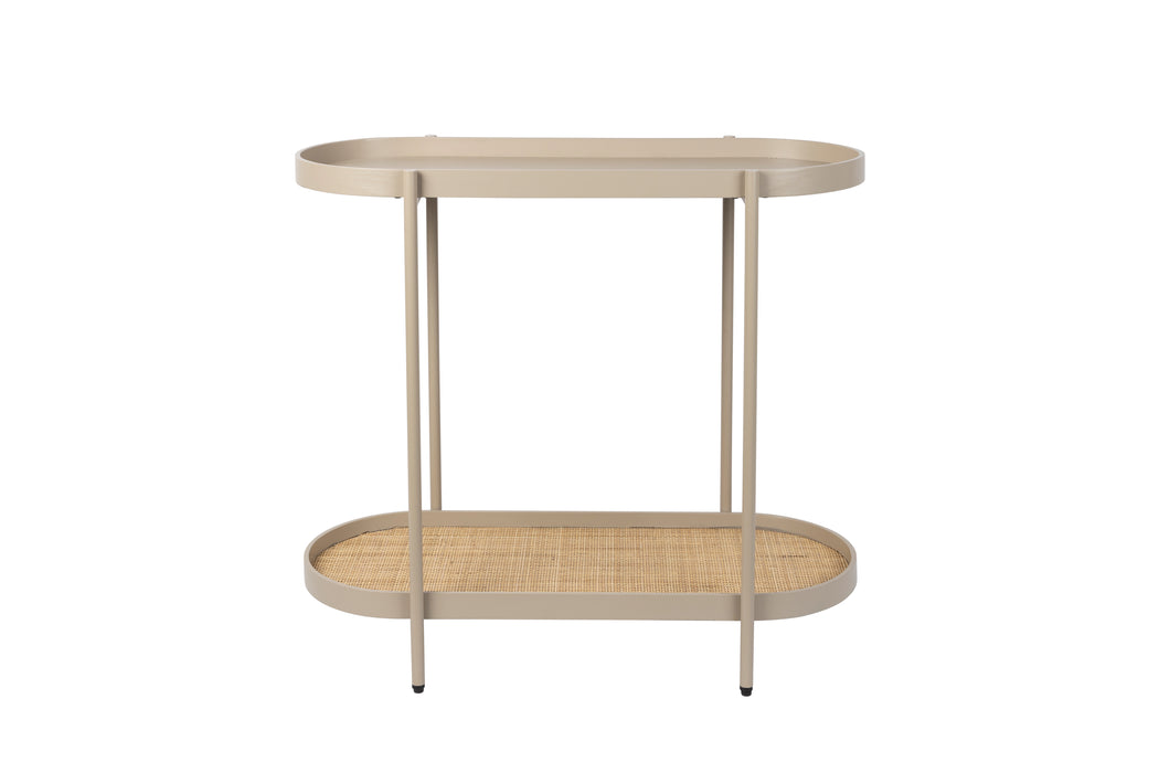 Eettafel Consoletafel Amaya MDF Beige 39x85 cm-Eettafels-Creating Home