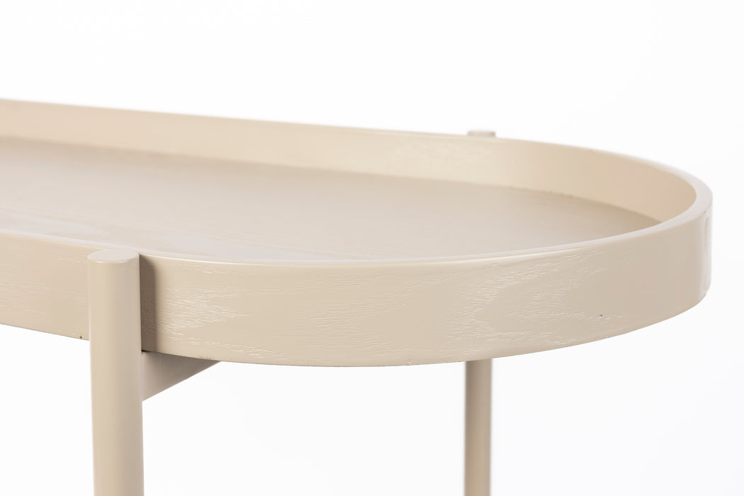 Eettafel Consoletafel Amaya MDF Beige 39x85 cm-Eettafels-Creating Home