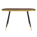 Eettafel Consoletafel Denise Ash veneer Goud 41x121 cm-Eettafels-Creating Home