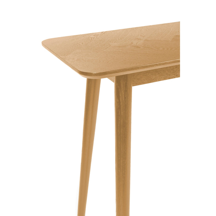 Eettafel Consoletafel Fabio 120x40 Eikenfineer Naturel 40x120 cm-Consoletafels-Creating Home