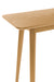 Eettafel Consoletafel Fabio 120x40 Eikenfineer Naturel 40x120 cm-Consoletafels-Creating Home