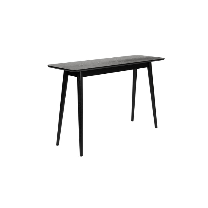 Eettafel Consoletafel Fabio 120x40 Eikenfineer Zwart 40x120 cm-Consoletafels-Creating Home