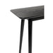Eettafel Consoletafel Fabio 120x40 Eikenfineer Zwart 40x120 cm-Consoletafels-Creating Home