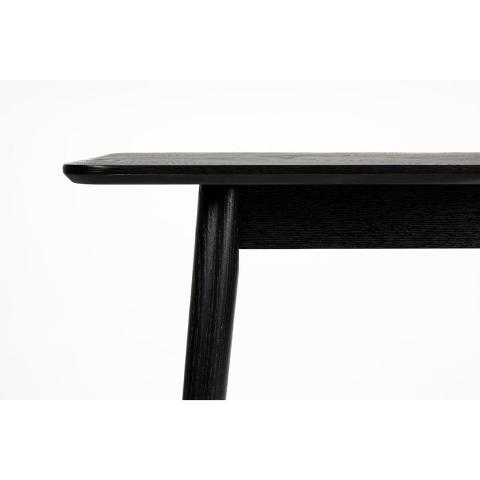 Eettafel Consoletafel Fabio 120x40 Eikenfineer Zwart 40x120 cm-Consoletafels-Creating Home