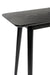 Eettafel Consoletafel Fabio 120x40 Eikenfineer Zwart 40x120 cm-Eettafels-Creating Home