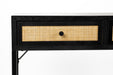 Eettafel Consoletafel Guuji MDF Zwart 40x120 cm-Eettafels-Creating Home
